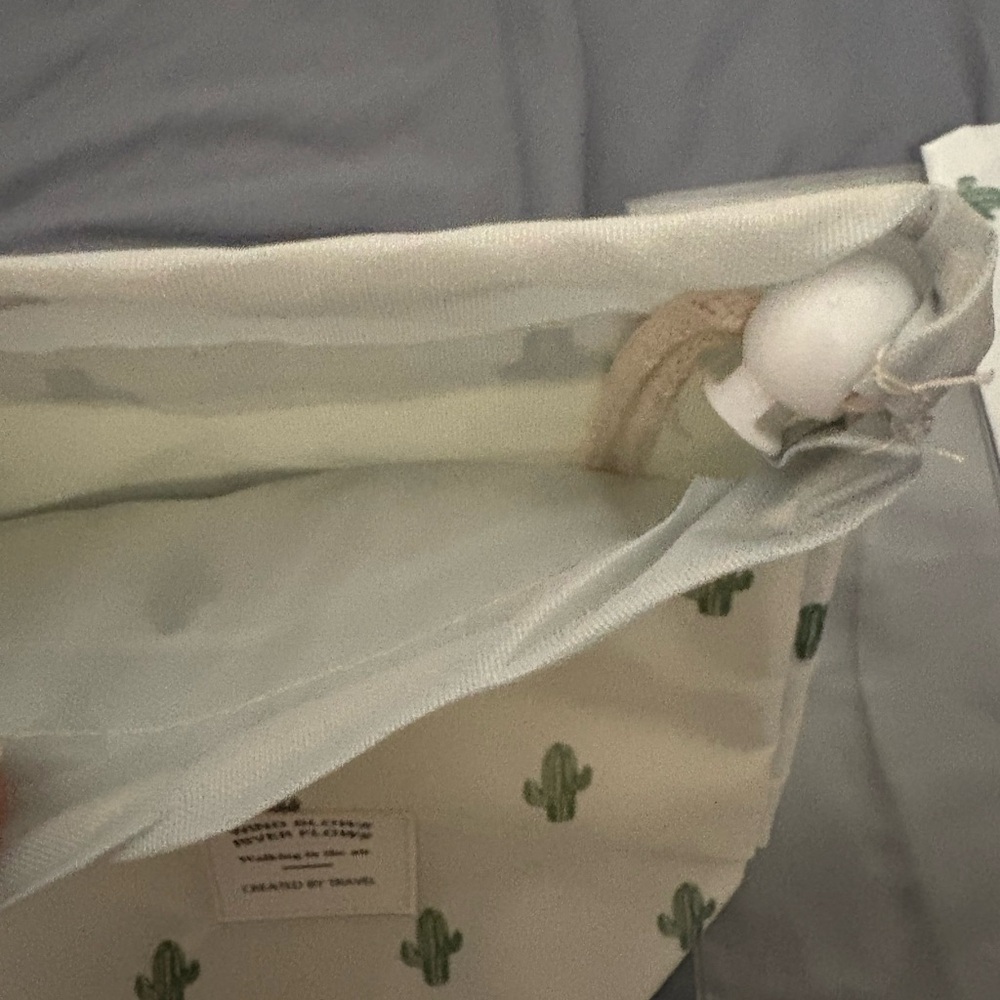 Cactus Print Drawstring Bag - Picture 7 of 12